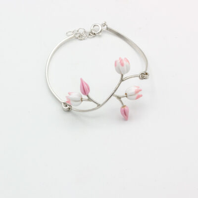 دستبند زنانه شکوفه بهاری